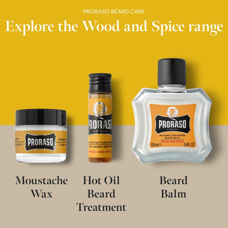 Proraso Hot Oil Beard Treatment Set , 0.6 Fl z (Pack of 1) - Image 3