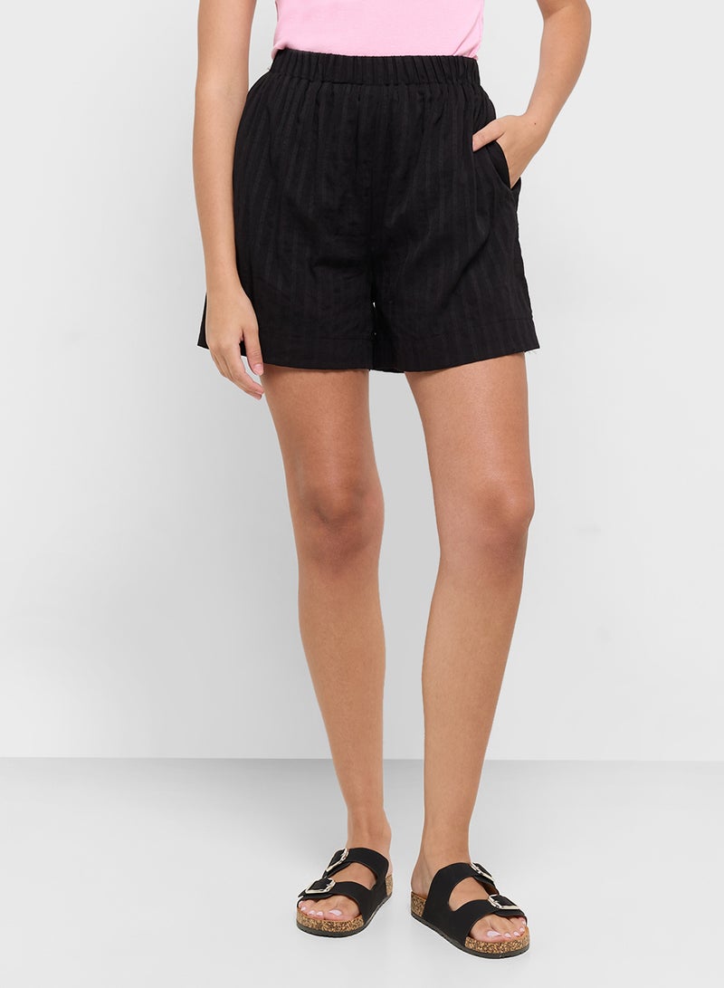 Ginger Stripe Button Down Shirt & Short Co-Ord Set  - Image 4