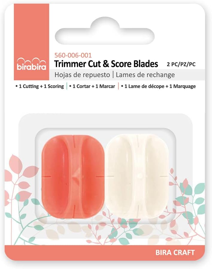 Bira Craft Paper Trimmer and Scorer Replacement Blades, Cut/Score for Coupons Paper Crafts and Photos (Cutting and Scoring)