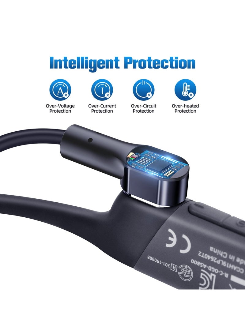 Zikra 6ft USB Cable for Shokz OpenRun, USB Fast Charger Cord，AfterShokz Aeropex, OpenRun Mini, OpenComm, OpenRun Pro Bone Conduction Open-Ear Endurance Headphone USB Fast Charger Cord (Twin Pack) - Image 2