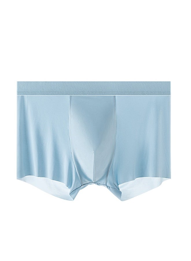 Generic - Men's Antibacterial Boxer Briefs with Mulberry Silk Layer in the Crotch,Breathable Ice Silk Men'S Panties Seamless Fit Soft Stretchy Boxer Shorts (3 Pack) - Image 1