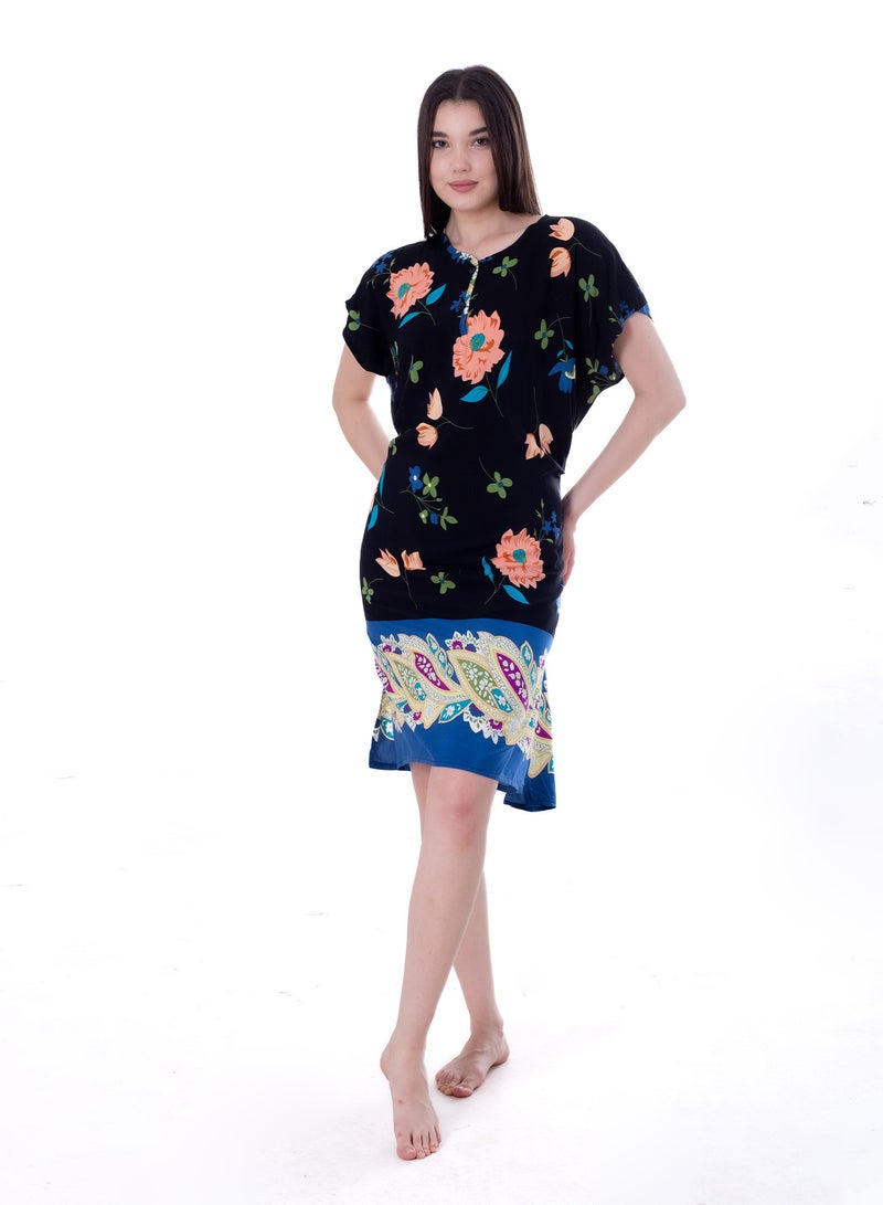 BEBO Women's short abaya with short sleeves  - Image 1
