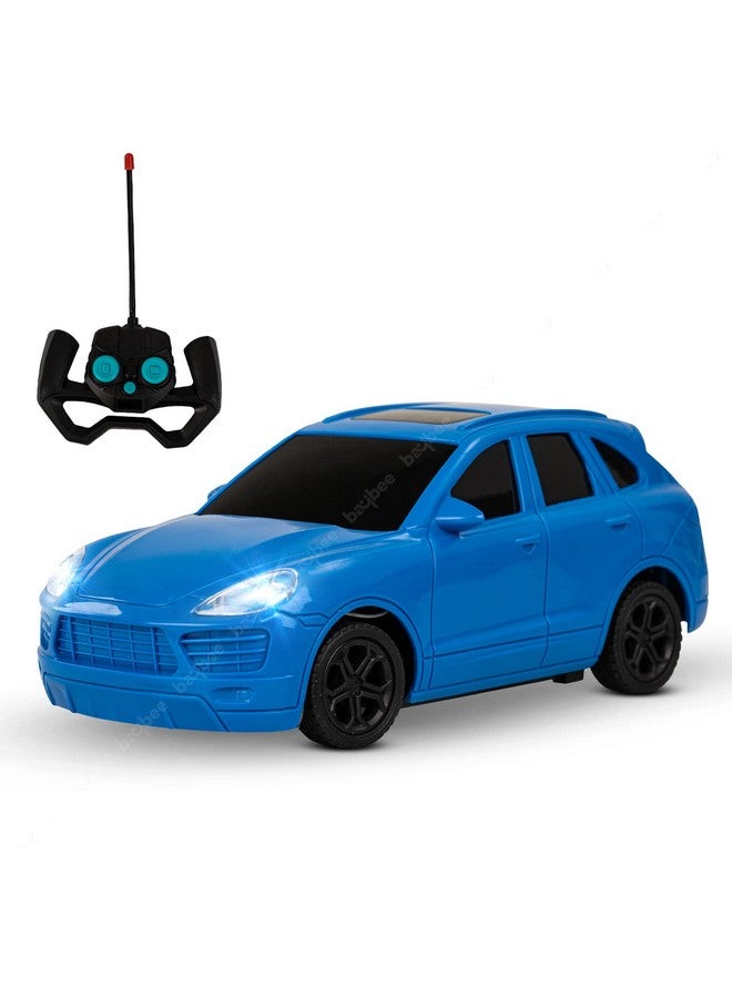 BAYBEE Spectre 1:24 Scale Rechargeable Remote Control Car for Kids, Stunt RC Cars with Full Function, 2.4G Remote | Racing Remote Cars | Remote Control Car Toys for Kids 5+Years Boys Girls (Blue) - Image 1