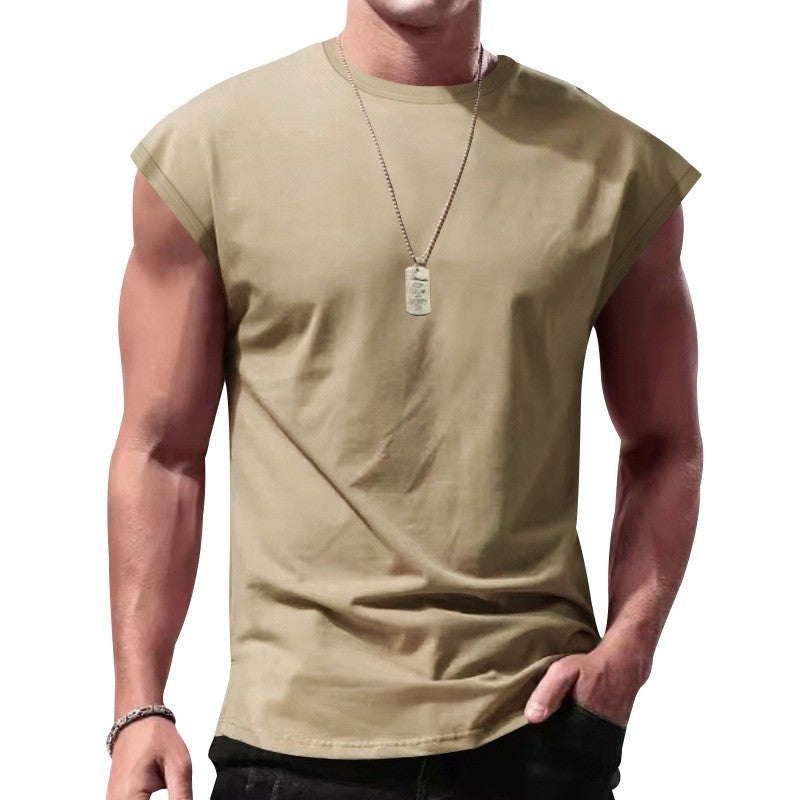 Independent Station Men'S New Sleeveless T-Shirt Men'S Summer Casual Sports Loose Men'S Sleeveless Bottoming Shirt Men - Image 5