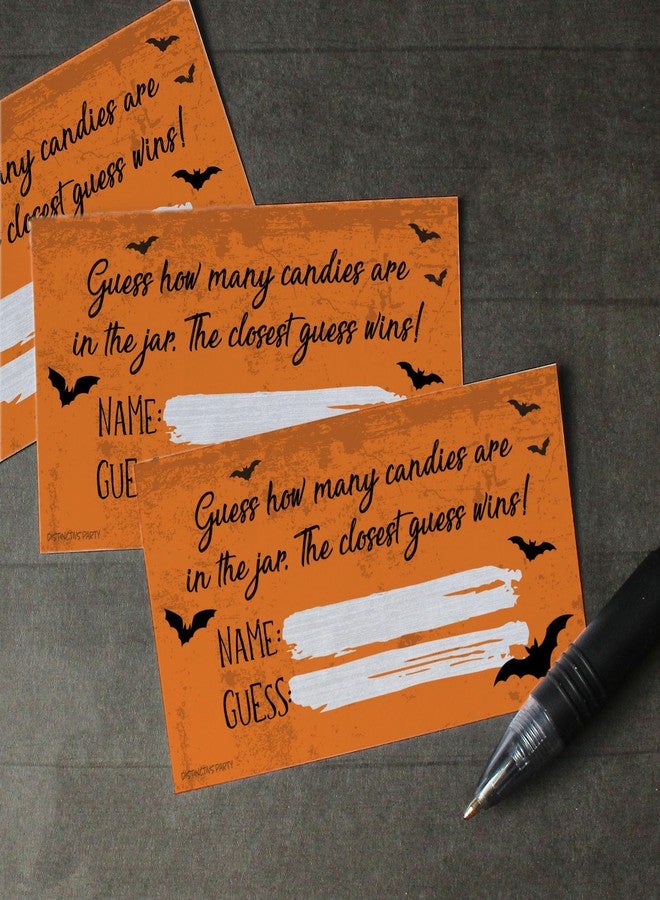 دسكتيكتفز لعبة حفلة الهالوين من ديستنكتيف - خمن عدد الحلوى الموجودة في البرطمان (لافتة واحدة و30 بطاقة تخمين) - Image 5