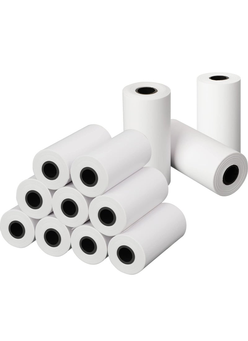 Epakh 12 Rolls Print Camera Paper Refill, 2.2 x 1.1 Inch Instant Camera Refill Print Photo Printer Thermal Paper for Kids(White)  - Image 1