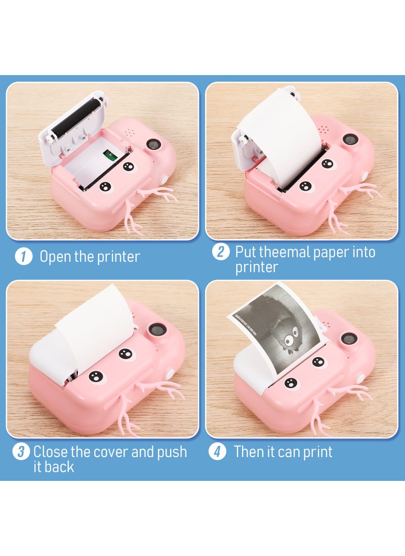 Epakh 12 Rolls Print Camera Paper Refill, 2.2 x 1.1 Inch Instant Camera Refill Print Photo Printer Thermal Paper for Kids(White)  - Image 5