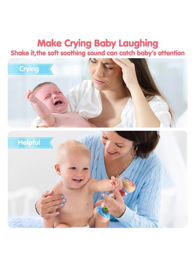 PLAY Rainmaker - 7 inch Wooden Rain Stick Montessori Toys for Babies 6-12 Months,Baby Rattle Shaker Sensory Developmental Toy,Raindrops Musical Instrument Baby Musical Toys for 1 Year Old Toddler Kids - Image 3