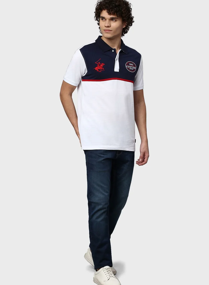 bhpoloclub Color Block Polo