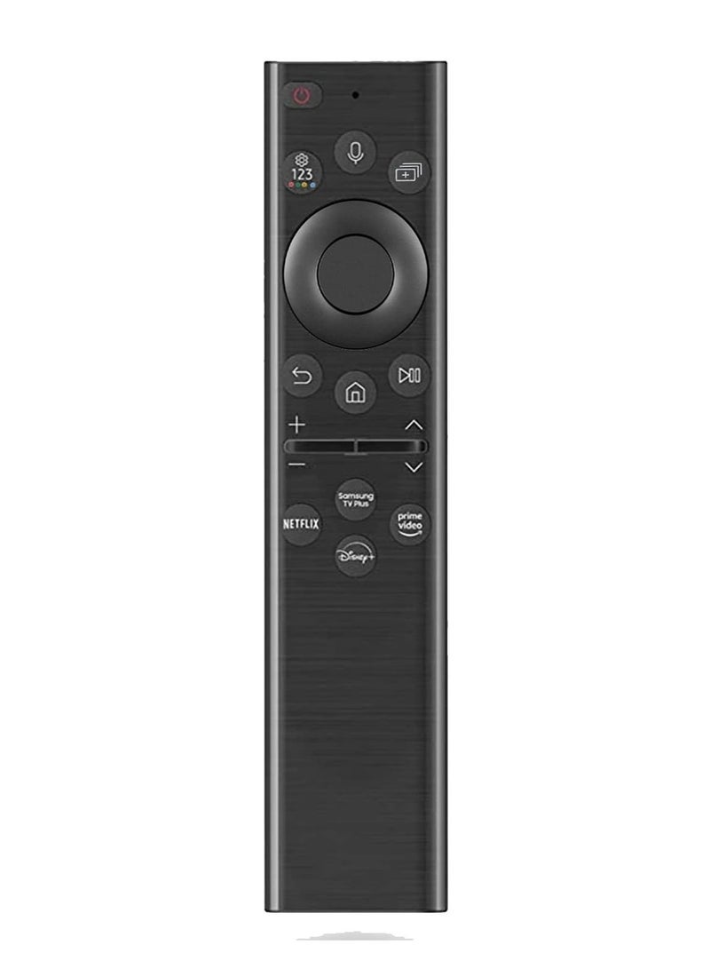 PopZa Voice Remote Control Replacement for Samsung Smart TV – Compatible with Crystal UHD, QLED 4K/8K Models (2020–2022) – BN59-01385A – Voice Assistant Support, Plug & Play, Quick Access Buttons, Long-Range IR & Bluetooth - Image 1