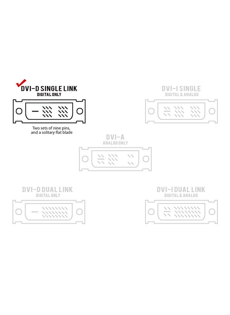 Monoprice Monoprice 102081 HDMI Female to DVI-D Single Link Female Adapter (102081)  - Image 4