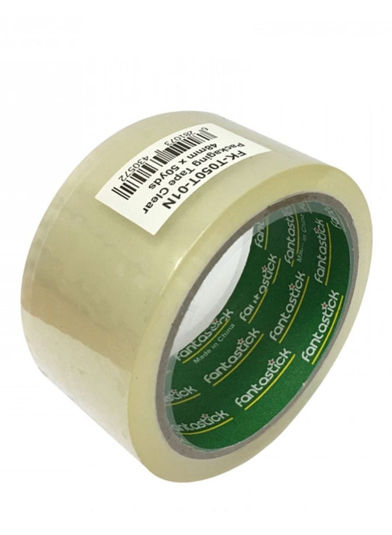 Fantastick 24-Piece Clear Two Inch Wide Packaging Tape 50 Yards Length  - Image 2