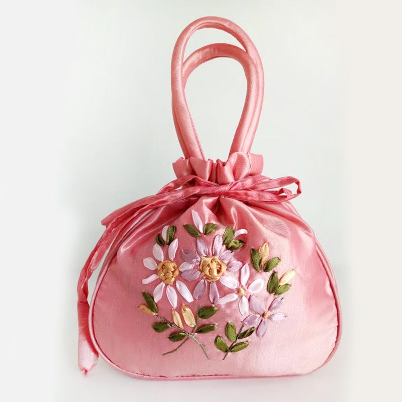 Chinese Style Hanfu Bag Women'S Embroidered Sachet Antique Handbag Embroidered Middle-Aged And Elderly Women'S Mummy Bag - Image 1