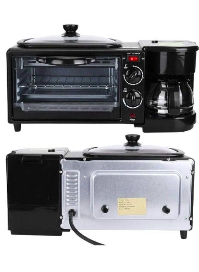 Oven Premium Convection, Oven Cooker Toaster Oven Electric Frying Pan Coffee Maker Multifunction 3 In1 Easy to Clean Aesthetic and practical  - Image 1