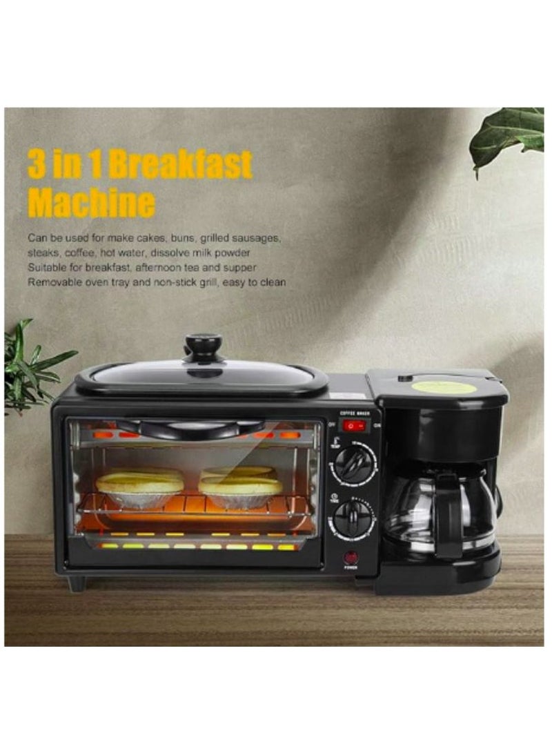 Oven Premium Convection, Oven Cooker Toaster Oven Electric Frying Pan Coffee Maker Multifunction 3 In1 Easy to Clean Aesthetic and practical  - Image 3