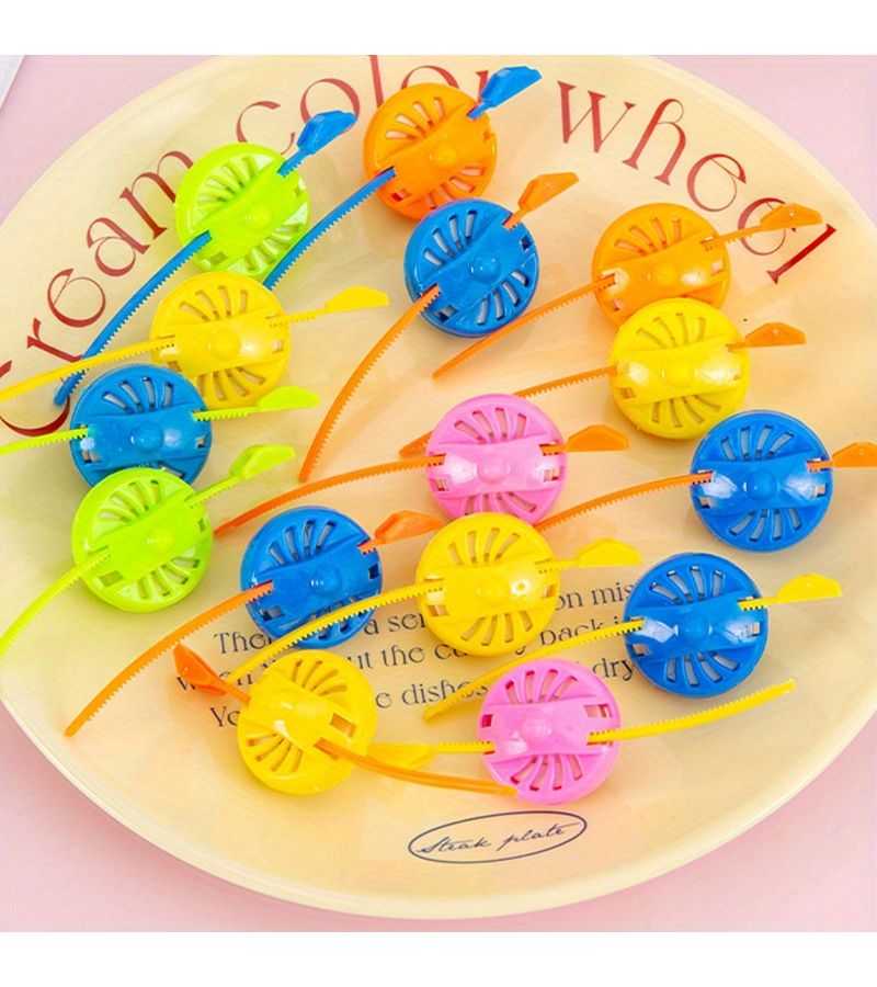 25 Pcs Colorful Pull Tab Spinning Gyro Toys Party Favors Goodie Bags Stuffers For Kids Pinata Classroom Prizes Birthday Gifts For Girls Boys Bulk - Image 4