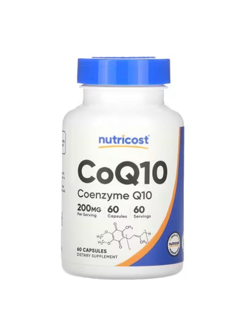 CoQ10، 200 ملغ، 60 كبسولة