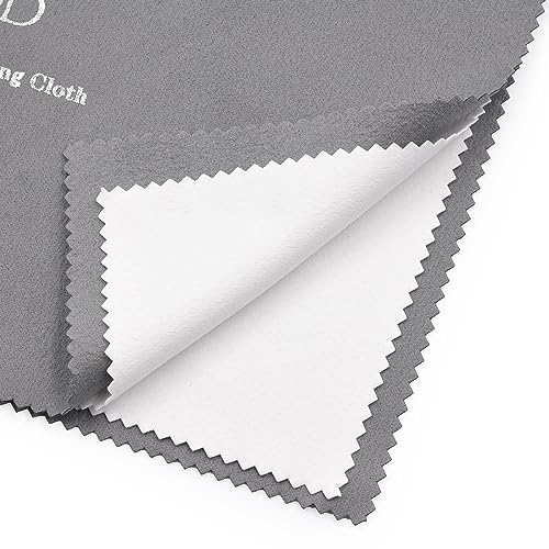 JARGOD Pro Size Silver Polishing Cloth Jewelry Cleaning Cloth 11 X 14 inches for Cleaning Gold Silver and Platinum Jewelry Coins Watch Keeps Jewelry Clean and Shining Pack of 1