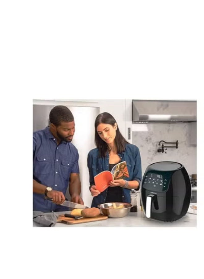 سوكاني مقلاة هوائية صحية بدون زيت مع شاشة لمس رقمية - 7 لترات، 100 واط - Image 3
