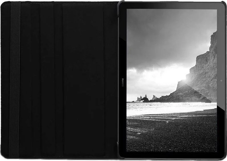 CoverZone Huawei Mediapad T5 Case 10" Tablet Case with Rotating Stand Blue