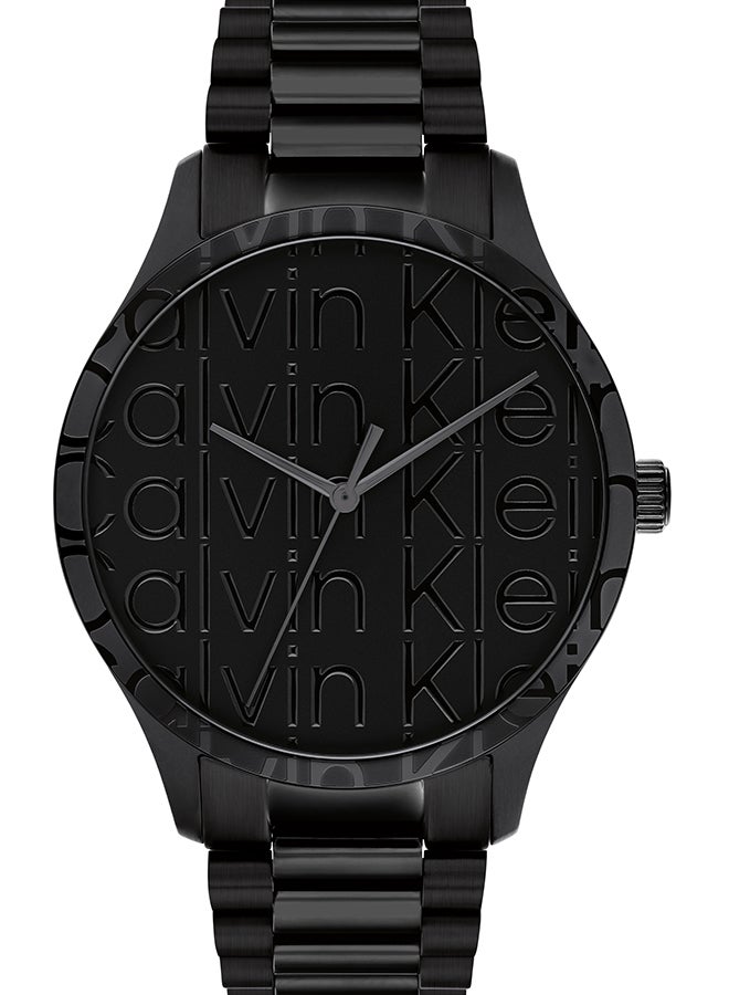 CALVIN KLEIN ساعة يد ستانلس ستيل بعقارب دائرية الشكل للجنسين 25200344 - 42 ملم - Image 1
