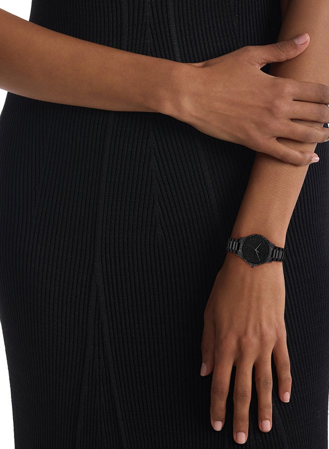 CALVIN KLEIN ساعة يد ستانلس ستيل بعقارب دائرية الشكل للجنسين 25200344 - 42 ملم - Image 4