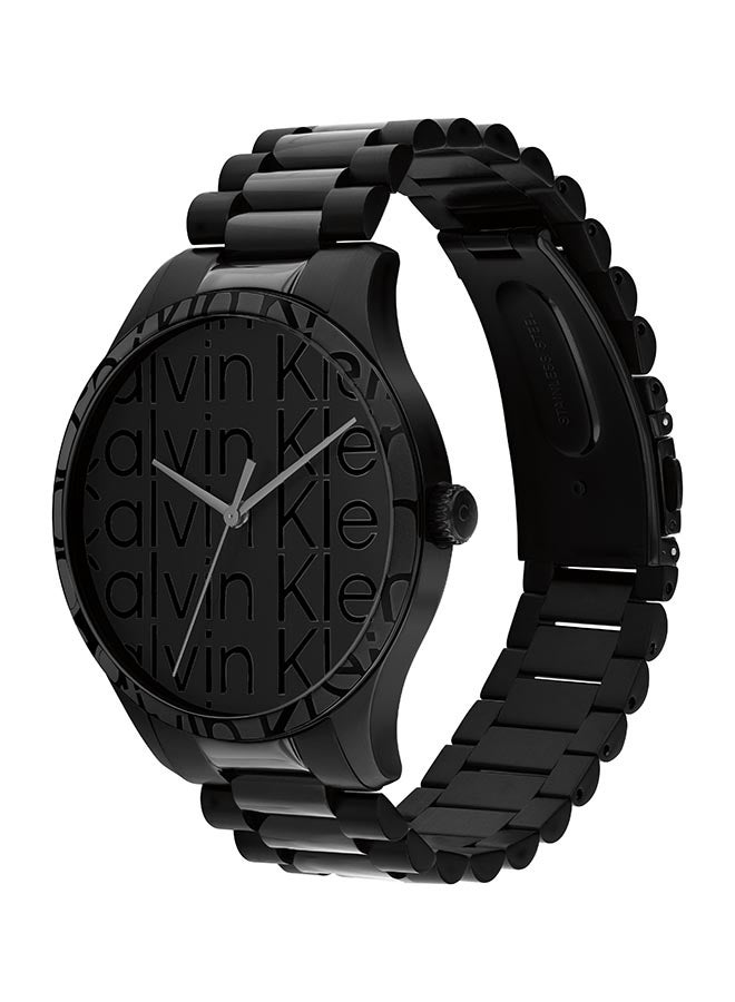 CALVIN KLEIN ساعة يد ستانلس ستيل بعقارب دائرية الشكل للجنسين 25200344 - 42 ملم - Image 2