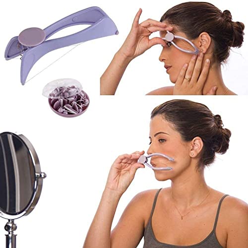 Concepta Silique Eyebrow Face and Body Hair Threading and Removal Epilators System Multi Use with extra 6 thread Eyebrow Face and Body Hair Threading Removal Epilator Tweezer Kit (Silique Multi) - Image 2