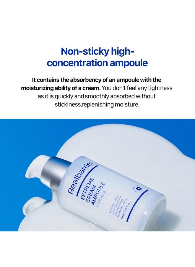 Real Barrier Extreme Cream Ampoule 1.69 Fl Oz Face Moisturizer For Dry Skin Moisturizing Skin Care Solution For Sensitive Skin Skin Barrier Repair & Strengthening Facial Serum Korean Skin Care - Image 5