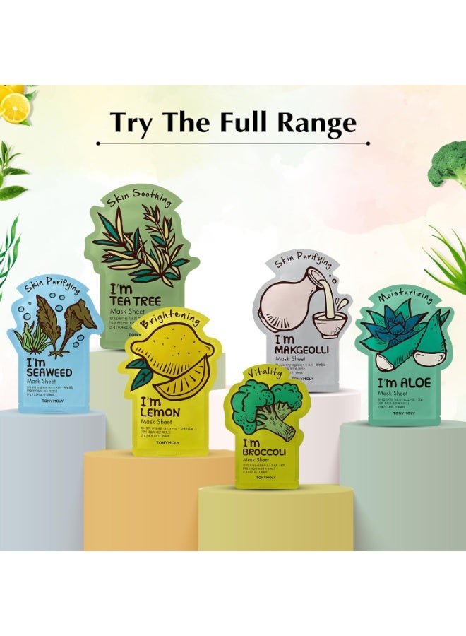 Tonymoly I'M Real Sheet Mask Set (Pack of 7) - Image 2