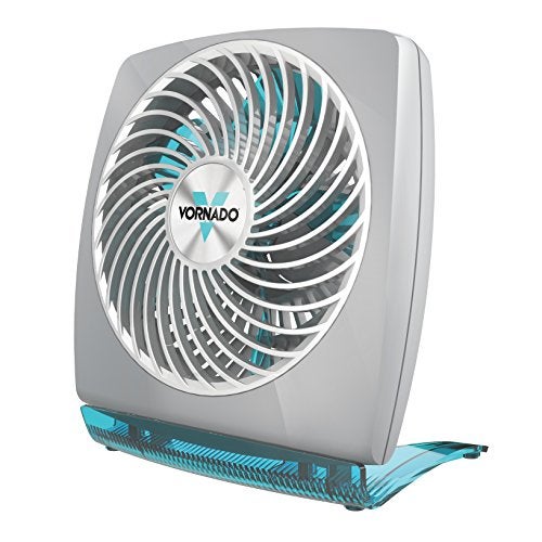 Vornado FIT Personal Air Circulator Fan with Fold-Up Design, Directable Airflow, Compact Size, Perfect for Travel or Desktop Use, Aqua - Image 1