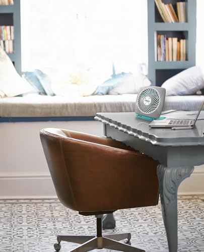 Vornado FIT Personal Air Circulator Fan with Fold-Up Design, Directable Airflow, Compact Size, Perfect for Travel or Desktop Use, Aqua - Image 2