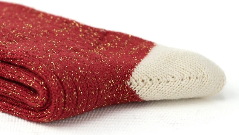Oppland Women's Winter Lurex Cotton Knitted Long Neck Socks Comfortable Heel and Toe Reinforced Anti-Pilling Soft