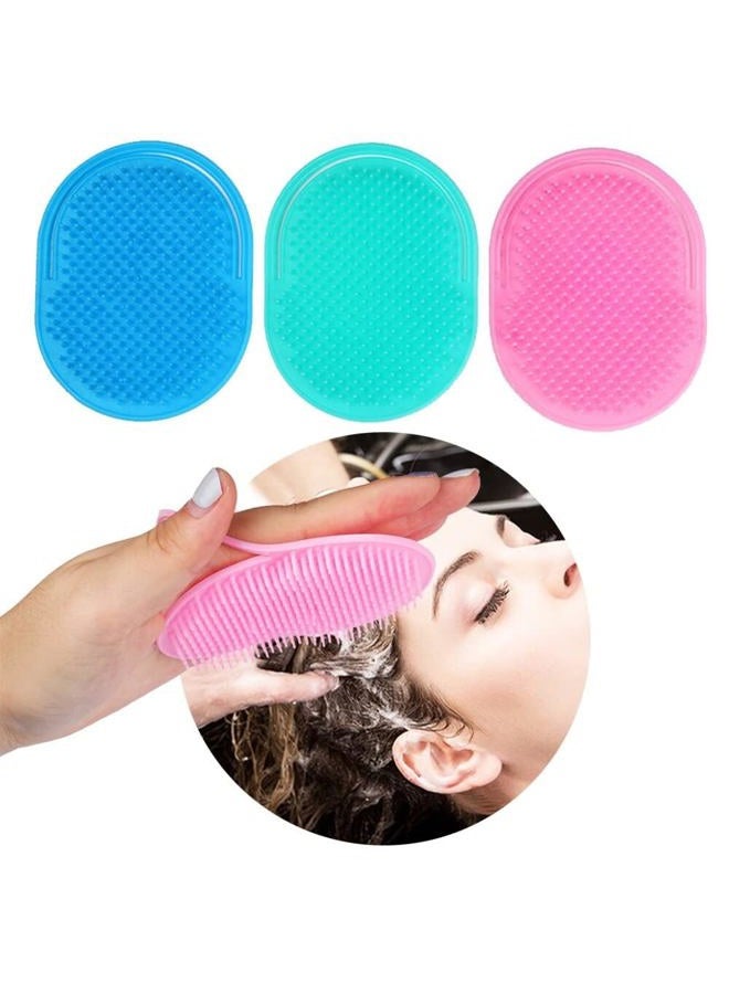CREATIVE ZONE Pocket Palm Hair Combs, Massager Hair Brush, Shampoo Brush, Portable for Home, Office, Travel and Pets, Multicolor Pack of 3 - Image 4