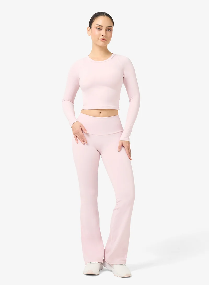 فورورد طقم بلوزة مريحة وسروال واسع الأرجل