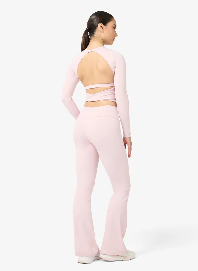 فورورد طقم بلوزة مريحة وسروال واسع الأرجل