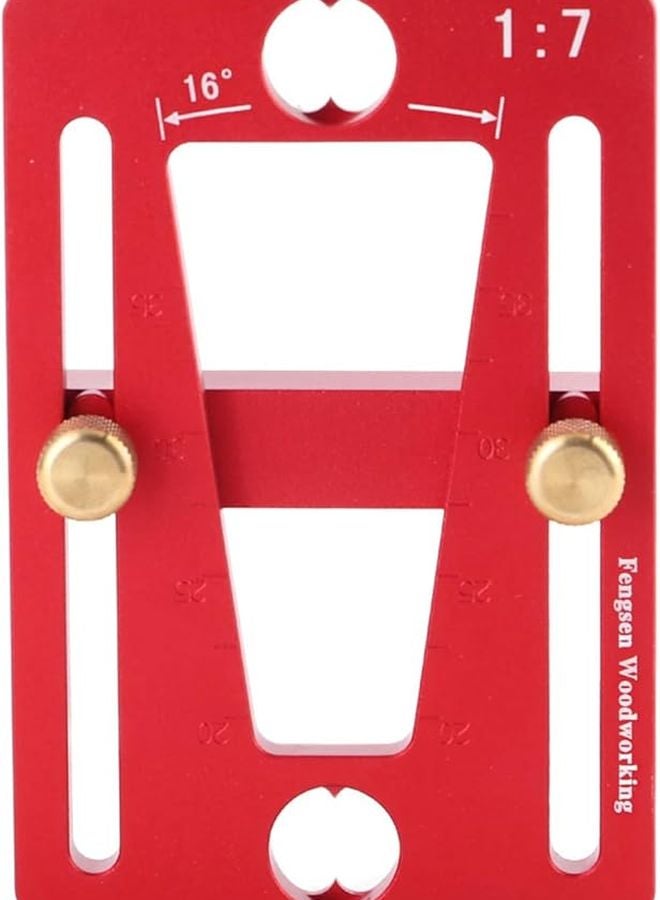 دليل درز الذيل القابل للتعديل لنجارة الخشب، قالب من سبائك الألومنيوم، أداة تحديد لصناعة خزائن الأثاث - Image 1