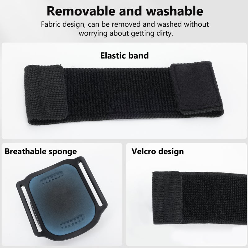 VRIG Magnetic Phone Wrist Strap Universal Holder with N52 Strong Magnet - Breathable Elastic Wristband for Live Streaming Walking Hiking Cycling Running - Image 4