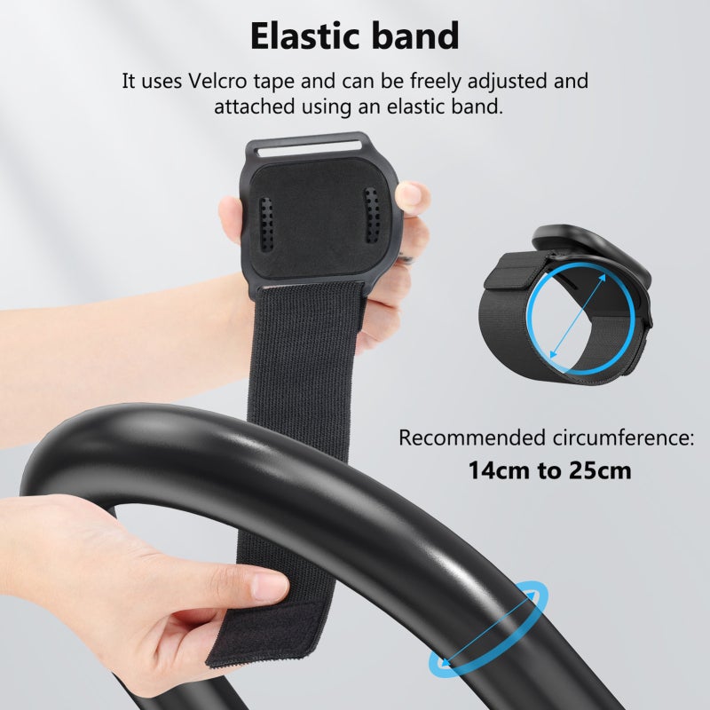 VRIG Magnetic Phone Wrist Strap Universal Holder with N52 Strong Magnet - Breathable Elastic Wristband for Live Streaming Walking Hiking Cycling Running - Image 5