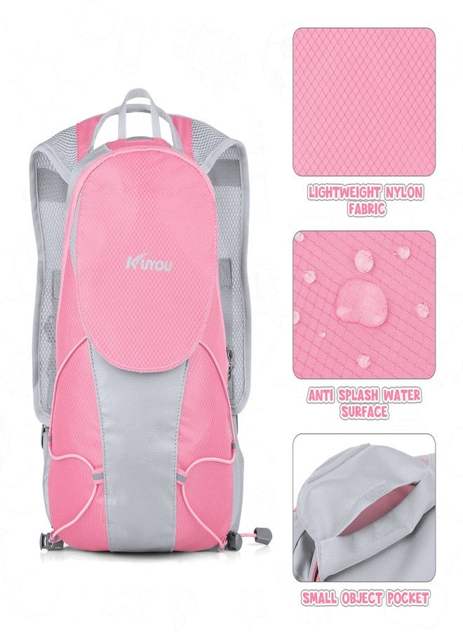 KUYOU Hydration Pack for Kids Hydration Backpack with 1.5L Hydration Bladder Lightweight Insulated Water Pack for Hiking Biking Climbing Running - Image 4