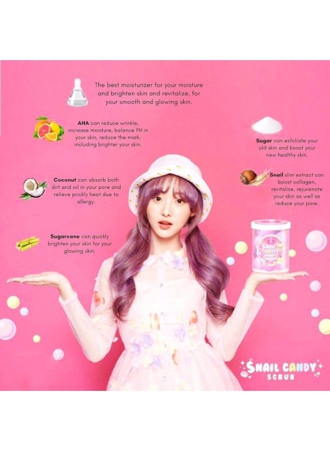 جيليز كرات تقشير السكر، تقشير، مكونات طبيعية، زيوت مغذية، علاج بالروائح، حلوى، 6 كرات - Image 3