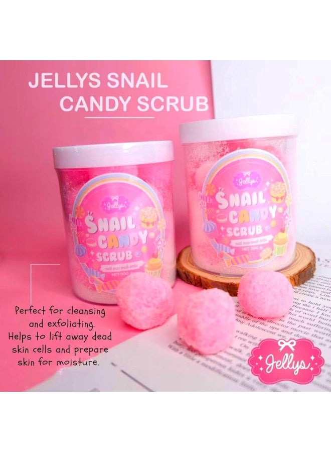 جيليز كرات تقشير السكر، تقشير، مكونات طبيعية، زيوت مغذية، علاج بالروائح، حلوى، 6 كرات - Image 4