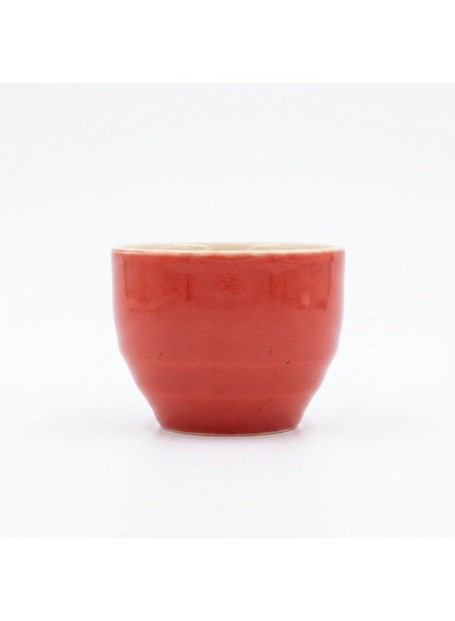 Ariane Premium Fine Porcelain Globe Dip Pot 7cl Artisan Ember Red - Image 1