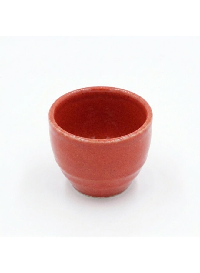 Ariane Premium Fine Porcelain Globe Dip Pot 7cl Artisan Ember Red - Image 3