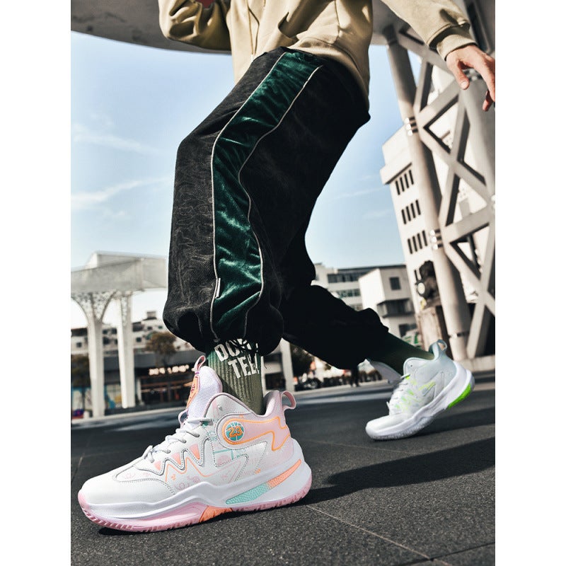 Fashionable Men'S And Women'S Sports Basketball Shoes Export Large Size Student Training Practical Basketball Shoes Basketball - Image 4