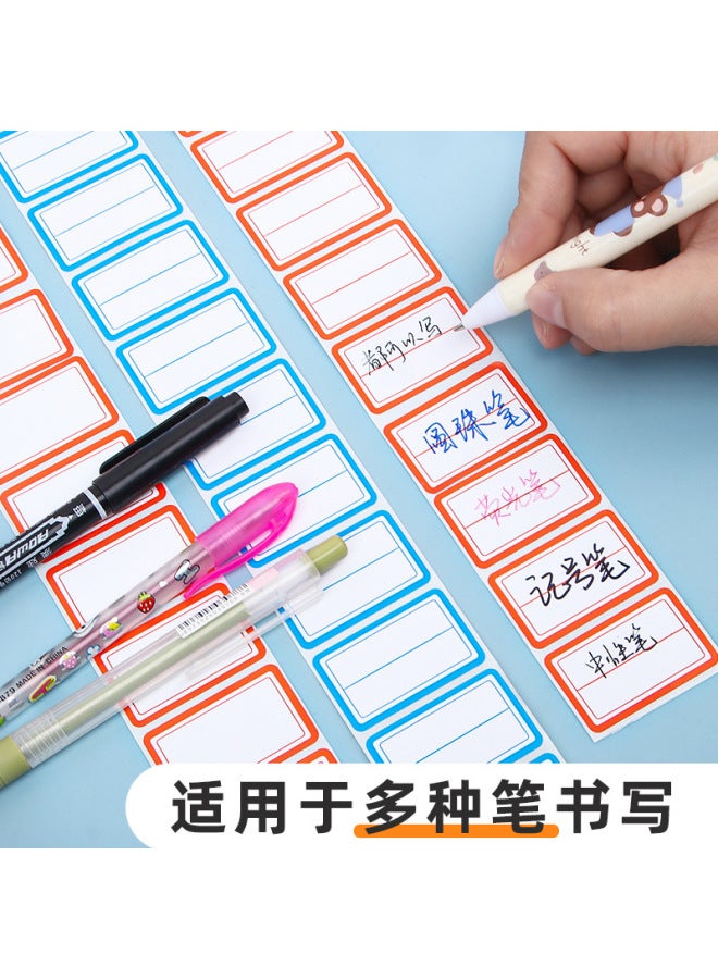 HELPS Handwriting Self-adhesive Label Paper Self-adhesive Label Name Product Price Classification Note Stickers Office 1000 Stickers - Image 2