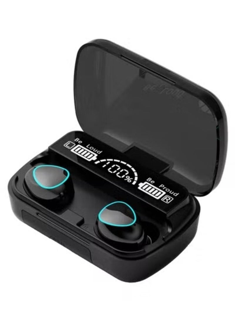 M10 TWS Wireless Bluetooth Earphones With Touch-Sensitive Ear Buds And Built-In 2000mAh Power Bank Function