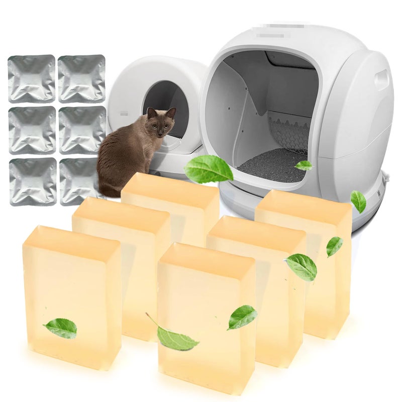 PurifyLogix Odor Eliminator Compatible with Exclusive for MeoWant Self-Cleaning Cat Litter Box, Cat Toilet Odor Control Smelling Fresh for MeoWant Automatic Litter Box, (Pack of 6) - Image 1
