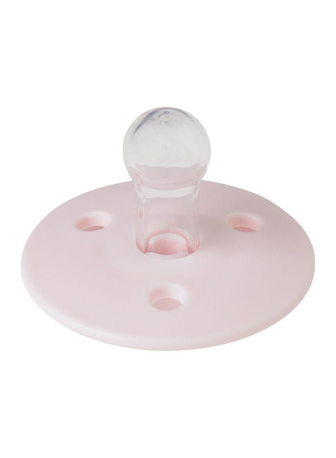 Mininor Pack Of 1 Baby Round Pacifier Silicone, 0 Months+, Spring Blossom - Image 2