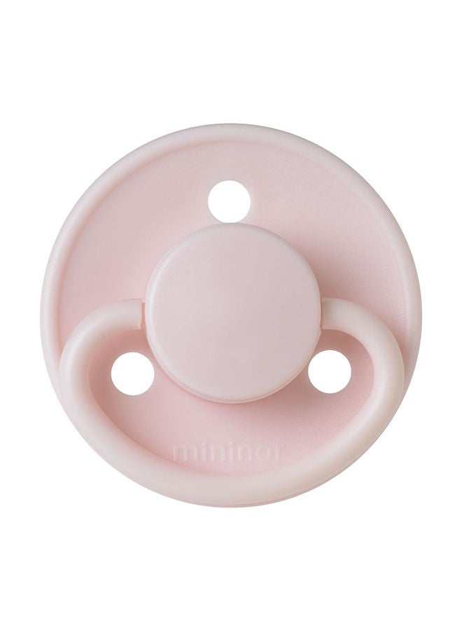 Mininor Pack Of 1 Baby Round Pacifier Silicone, 0 Months+, Spring Blossom - Image 1